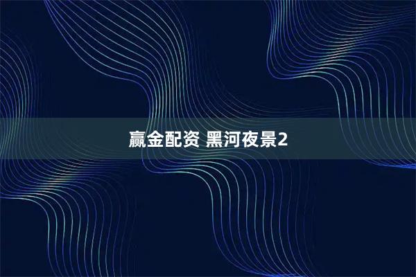 赢金配资 黑河夜景2